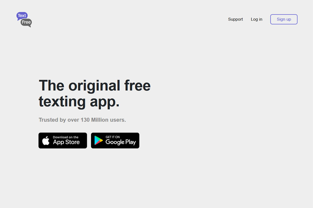 Textfree Sign Up
