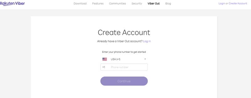 Viber注册