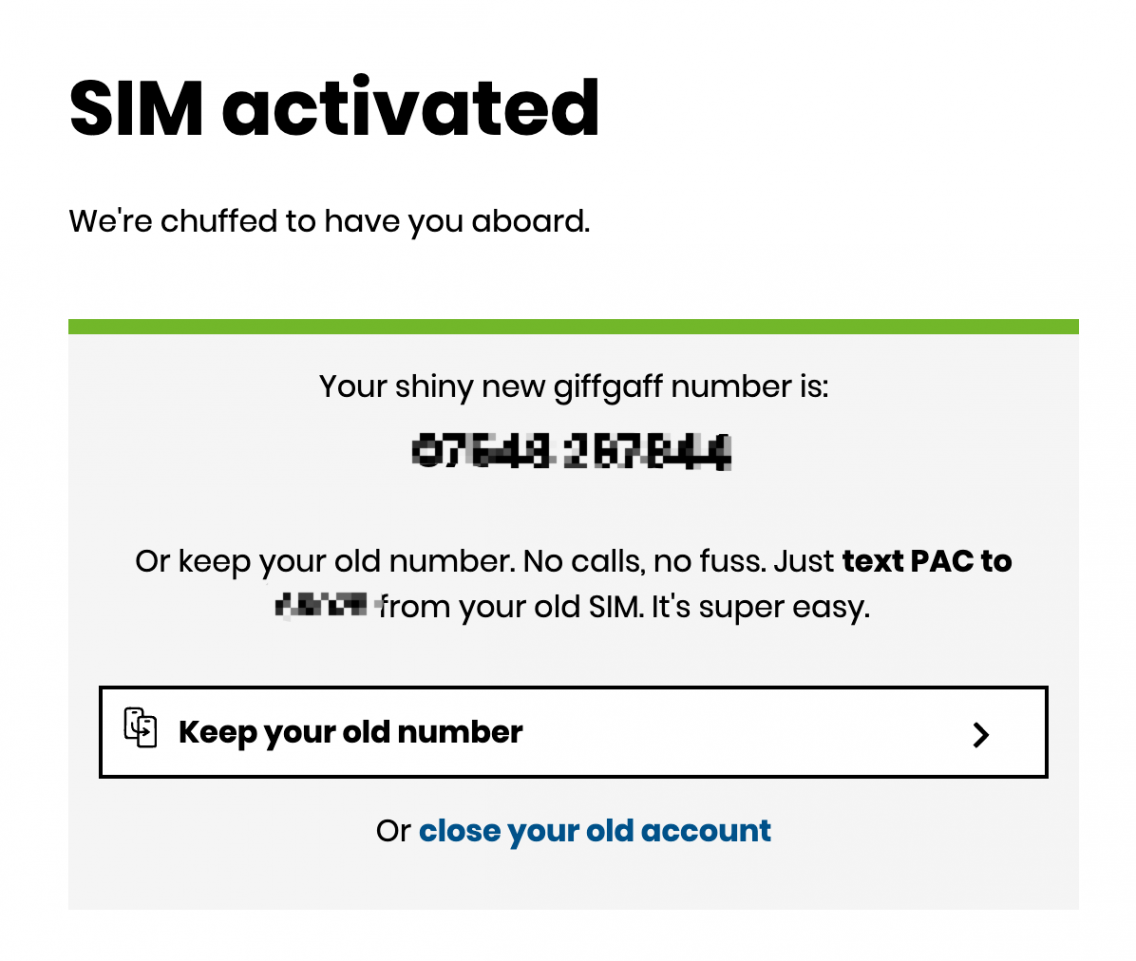 giffgaff 激活方法